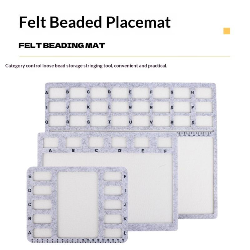 Art Craft And Design - 펠트 비딩 매트 직사각형 펠트 비즈