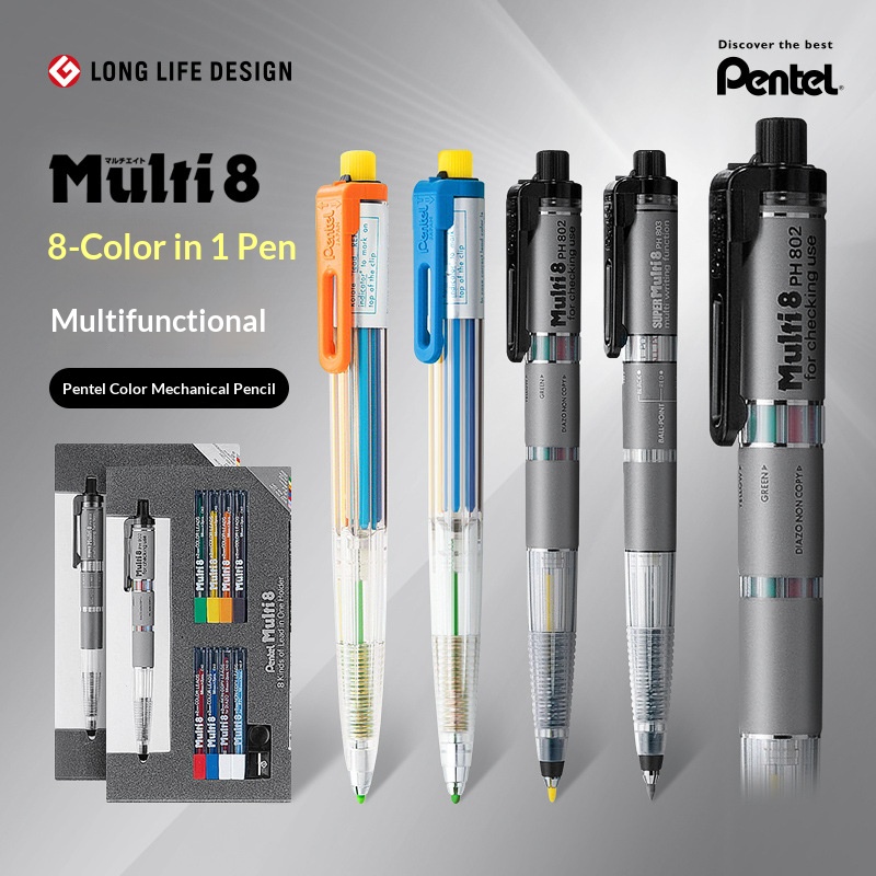 Staedtler Pencil Lumocolor - 펜텔 멀티 8 in 1 컬러