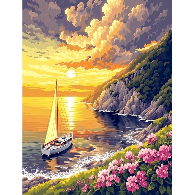 Art Craft Decoration Ideas - GATYZTORY 숫자로 그리는 그림 수공예품 아트