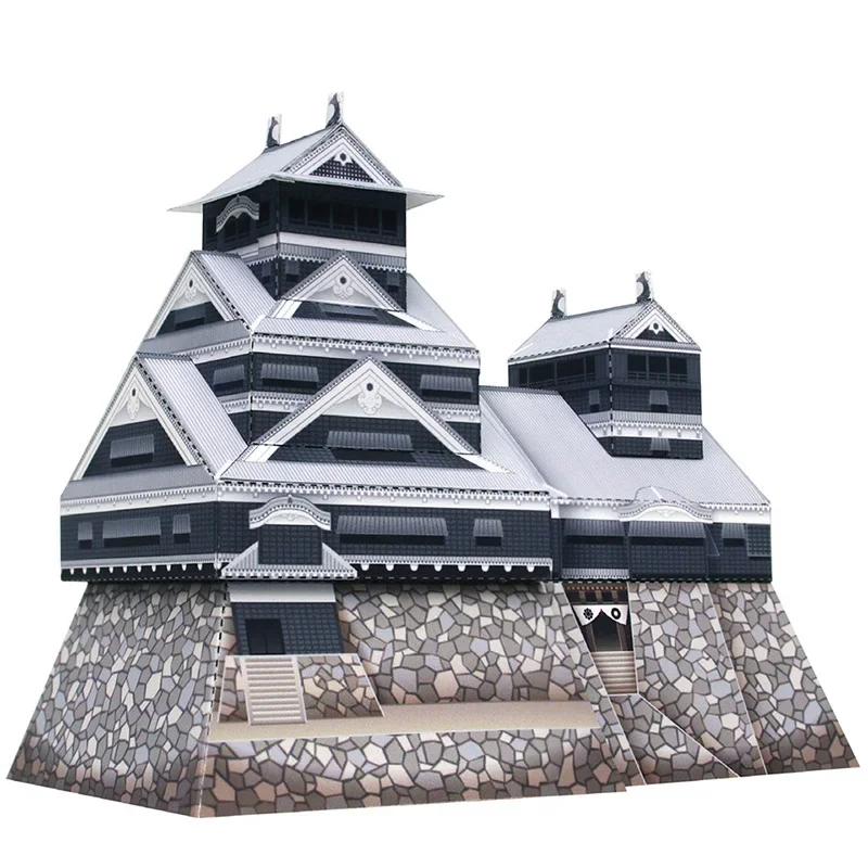 Art Craft Japan - 일본 구마모토 성 접이식 미니 3D