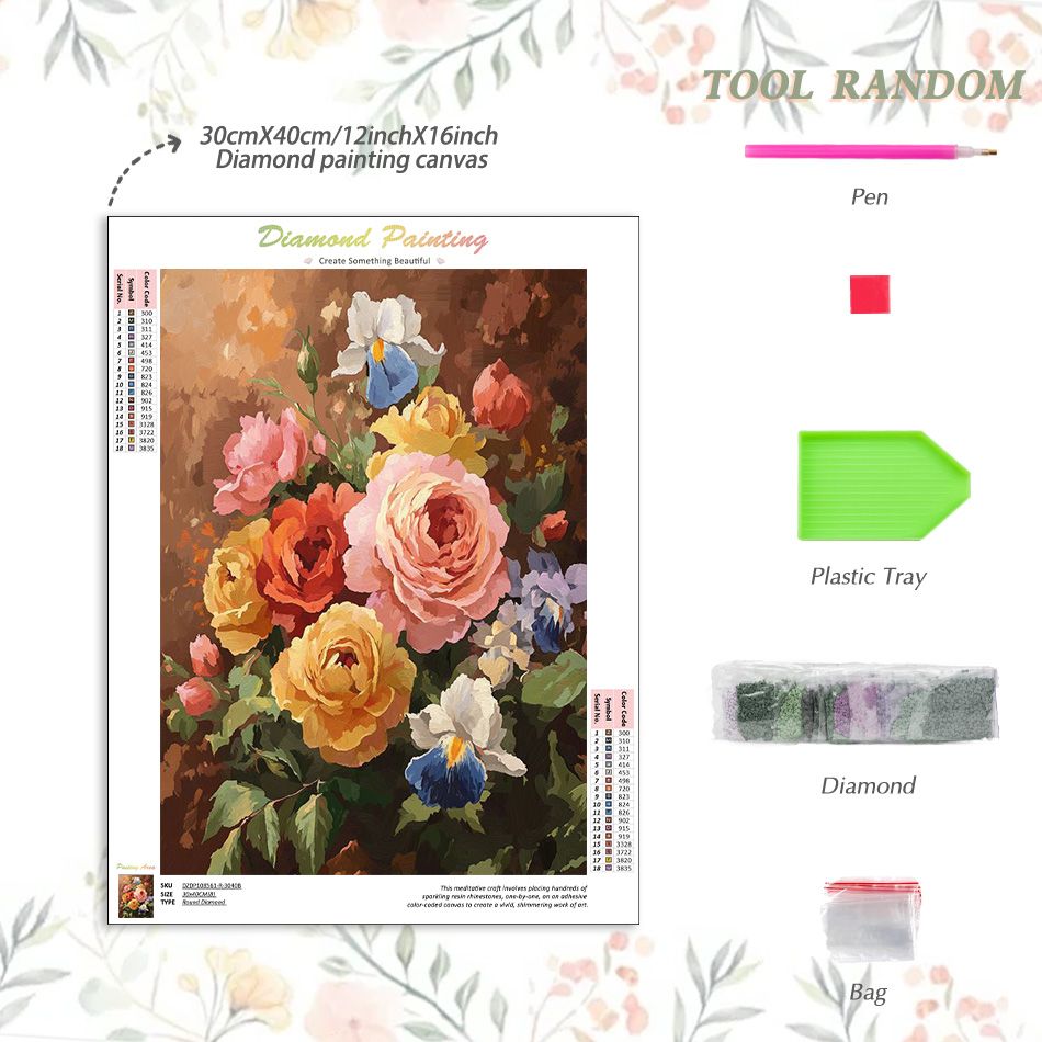 CHENISTORY 꽃 5D 다이아몬드 페인팅 키트 성 - Art Craft Decoration Ideas 리뷰 및 가격