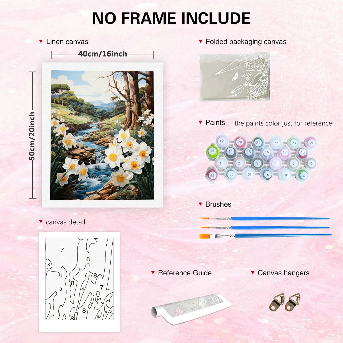 GATYZTORY 해변 장미 그림 숫자 그림 그리기 세 - Art Craft Decoration Ideas 리뷰 및 가격