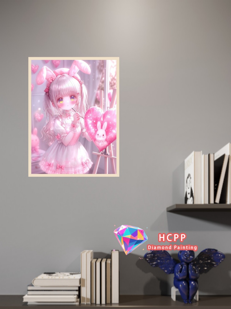만화 소녀 요정 다이아몬드 페인팅 키트 사각형 라운드  - Art Craft Japan 리뷰 및 가격