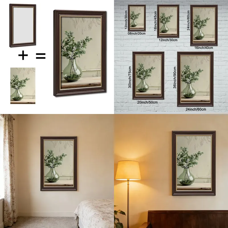 8x12 나무결 골드 프레임 피크닉 바구니 (미술 및  - Art Craft Decoration Ideas 리뷰 및 가격