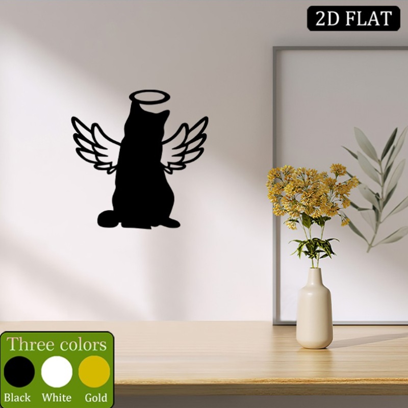 CIFBUY 금속 벽 장식 고양이 벽 조각 2D 평면  - Art Craft Decoration Ideas 리뷰 및 가격