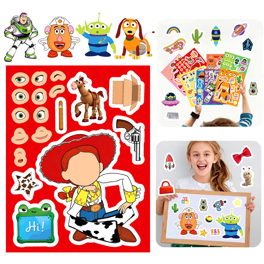 토이 스토리 5 메이크 어 페이스 스티커 카톤 우디 버 - Art Craft Store 리뷰 및 가격