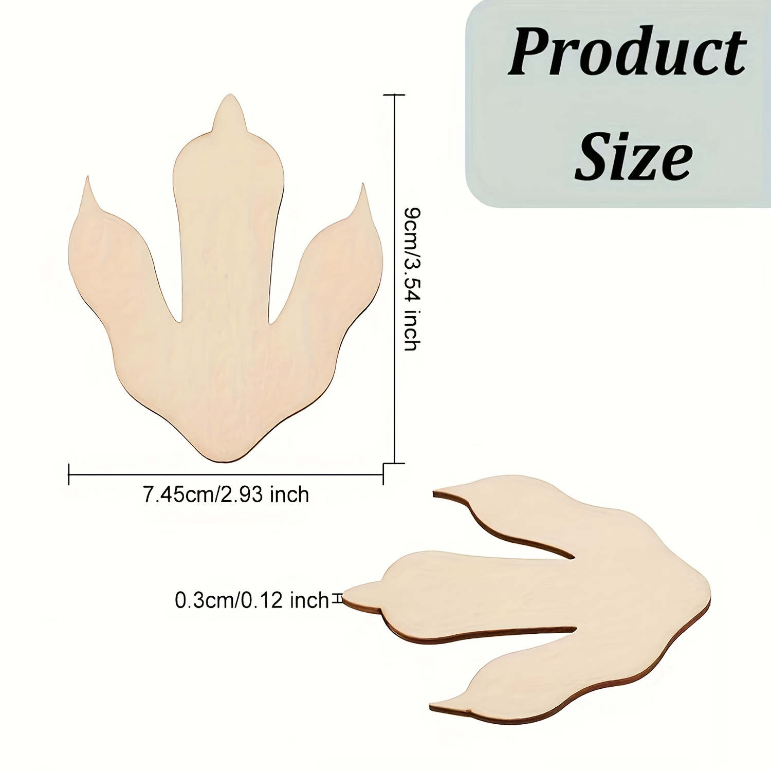 10/20 조각 나무 공룡 발자국, 3.5x3.5 인치 - Art Craft Dinosaur 리뷰 및 가격