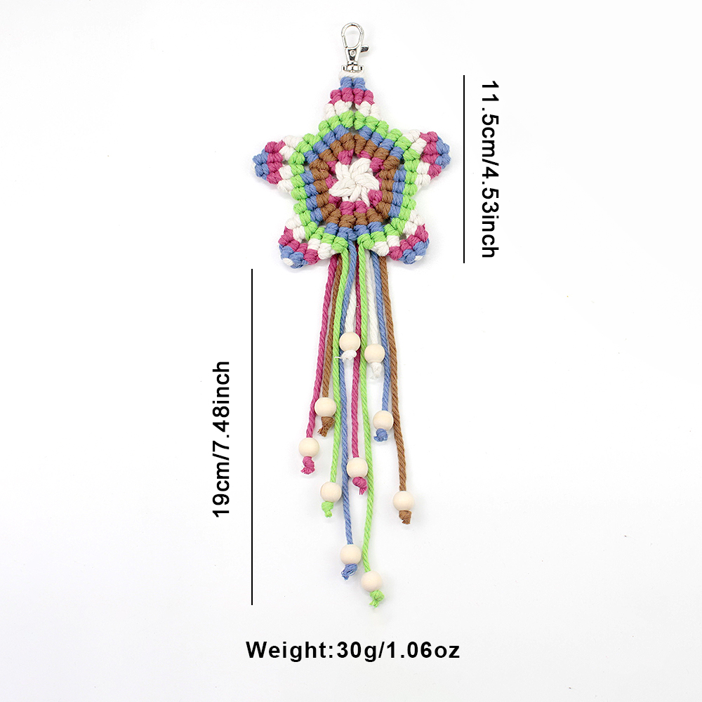 보헤미안 펜타그램 태슬 펜던트 마크라메 DIY 키트 - - Art Craft Store 리뷰 및 가격
