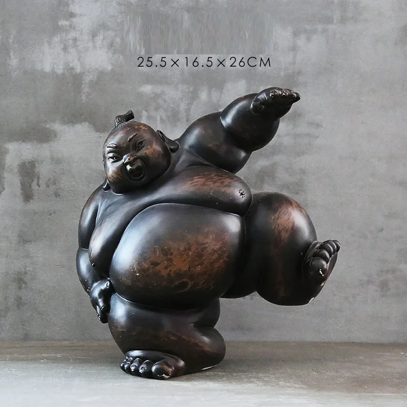 일본 스모 그림 입상 추상 레트로 포트 아트 조각 수지 - Art Craft Japan 리뷰 및 가격