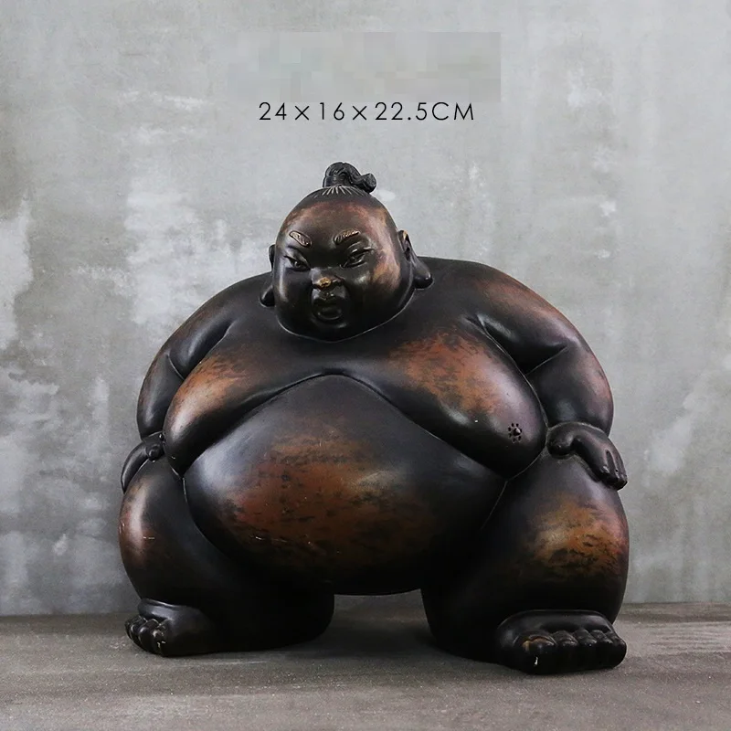 일본 스모 그림 입상 추상 레트로 포트 아트 조각 수지 - Art Craft Japan 리뷰 및 가격