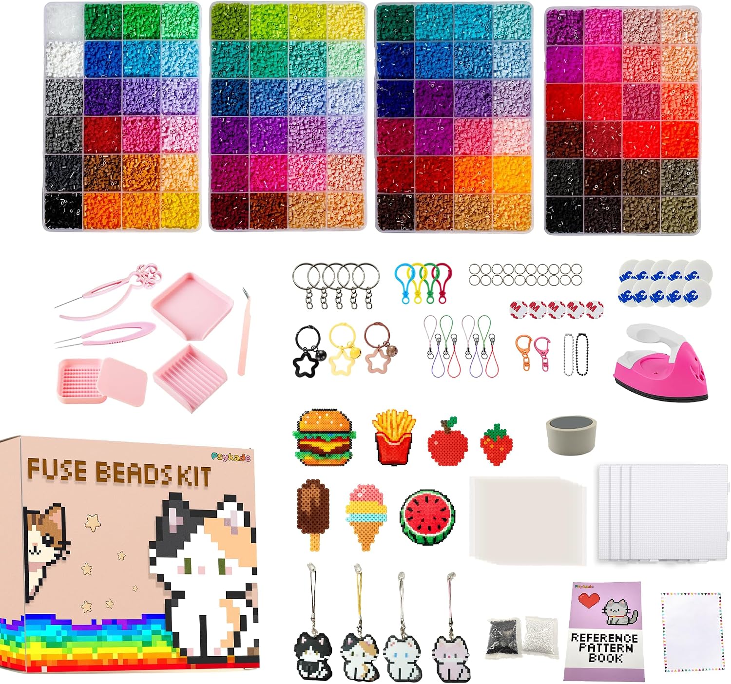 퓨즈 비즈 키트-쉬운 DIY-96색 53000 2.6m - Art Craft Kit 리뷰 및 가격